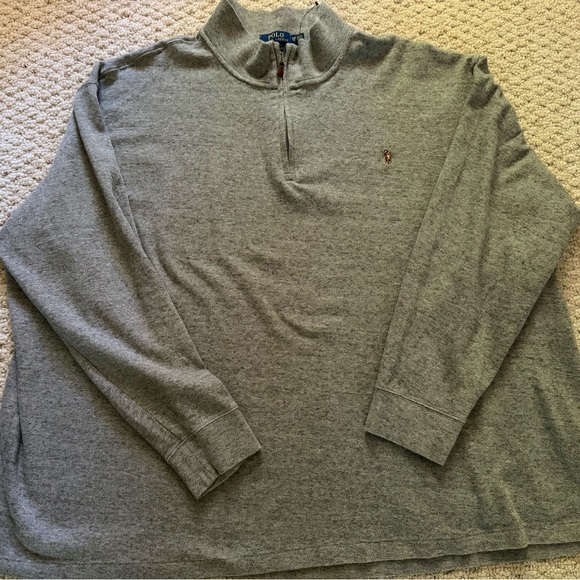 NEVER WORN Polo Ralph Lauren Luxury Jersey Quarter-Zip...